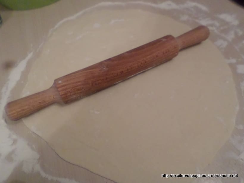1. Etaler la pâte